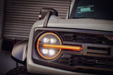 ALPHAREX NOVA-Series LED Projector Headlights - 21-24 Ford Bronco - Black