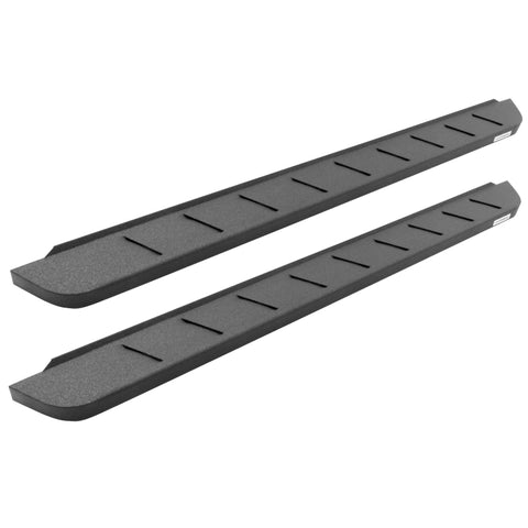 Go Rhino RB10 Running Boards w/Mounting Brackets Kit - Bedliner Coating - Double Cab 07-21 Toyota Tundra- Textured/Bedliner