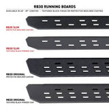 Go Rhino RB30 Running Boards w/Mounting Bracket Kit 15-24 Ford F-150 17-23 Ford F-250/F-350 - Powder Coat