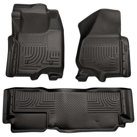 Husky Liners 98721 Weatherbeater Series - 11-12 Ford F250/F350 SuperCab