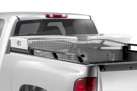 BACKRACK 80520TB Bed Side Rails - 14-18 Chevy/GMC 1500 & 14-19 Chevy/GMC 2500/3500 8' Bed WITH Tool Box